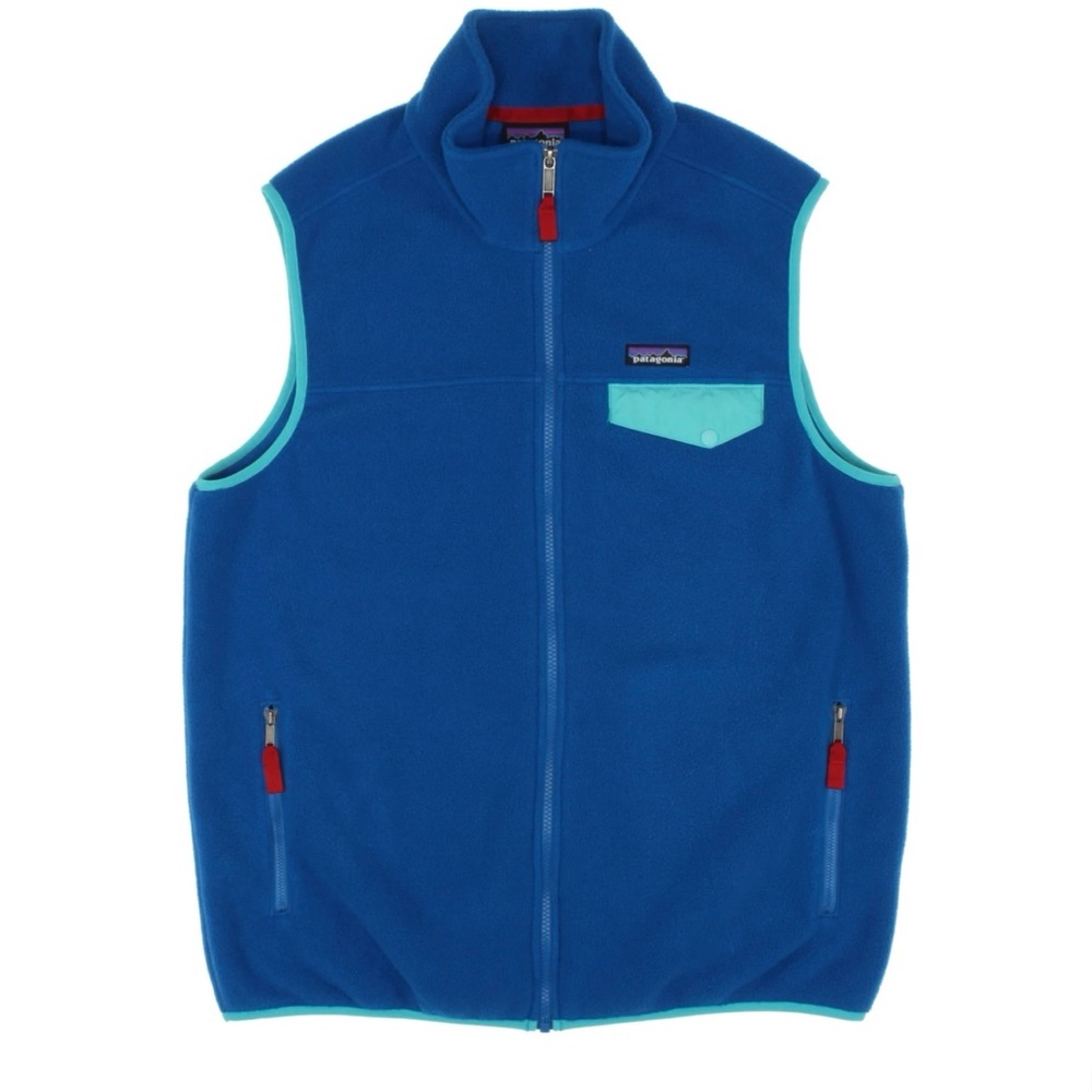 Men’s Large Patagonia Vest; Retro Blue in Mint Condition